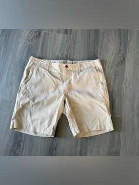 Denim & Supply Ralph Lauren Chino Shorts Khaki Mens 36x9 Khaki Flat Front